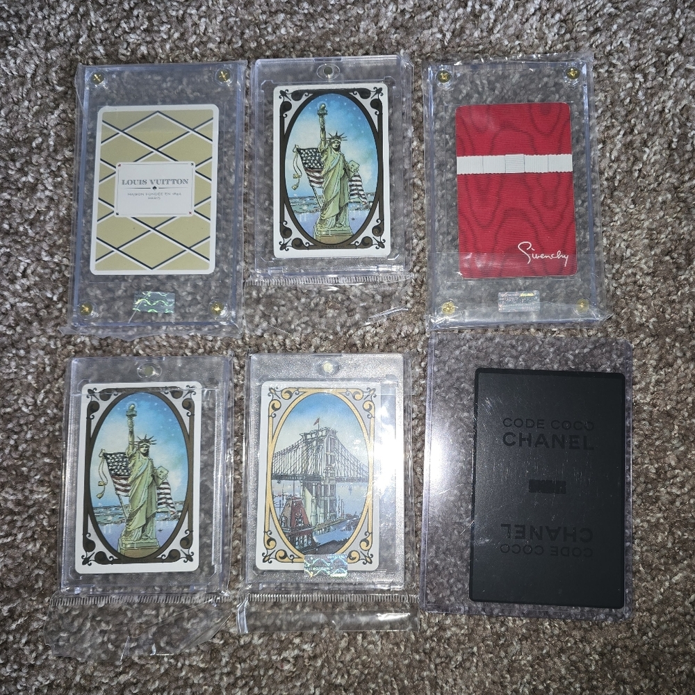 Playing Cards Collectibles(LV, Tiffany&Co, Givenchy and Chanel)